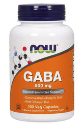 Now food - GABA 500mg + Vitamin B6 - Nutri.se